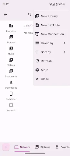 Capturas de tela do Computer File Explorer