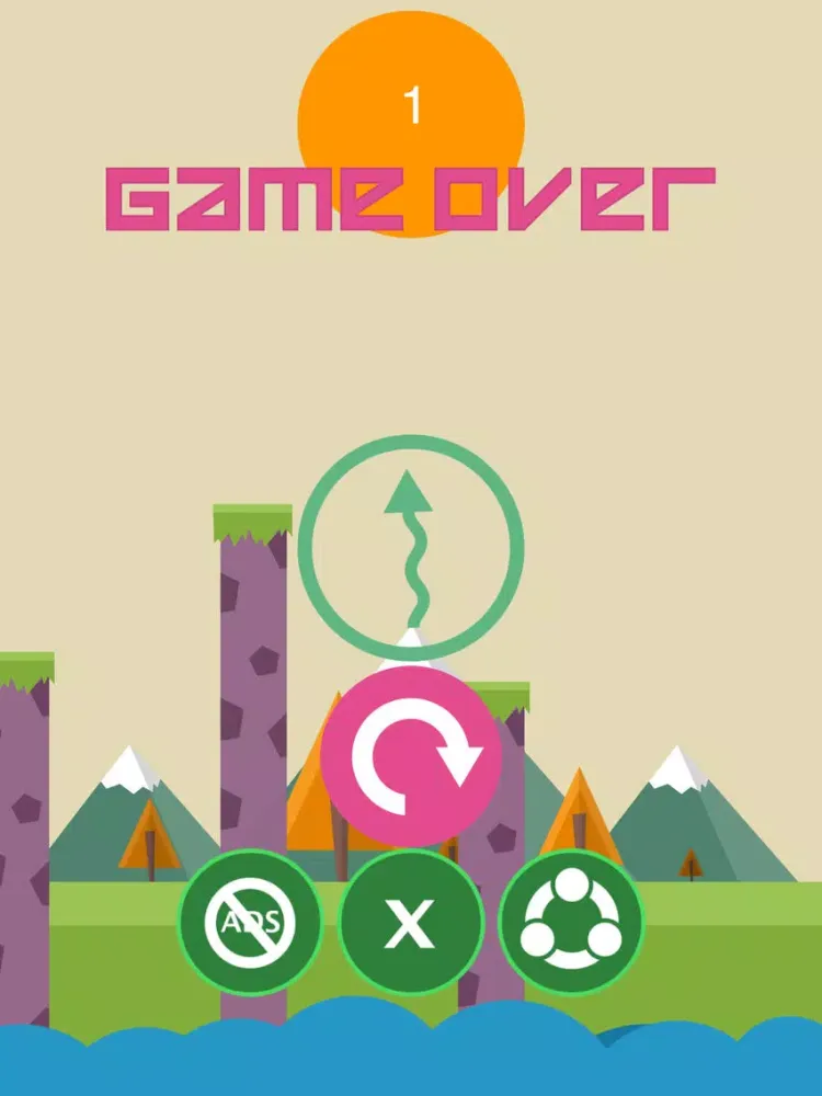 Capturas de tela do Jumping Man - Pillar Game iPad 