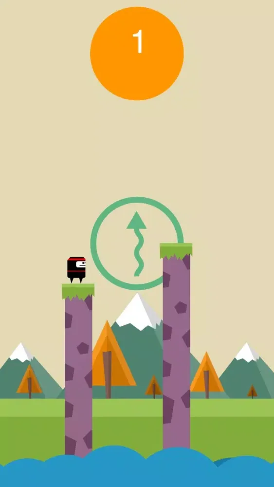 Capturas de tela do Jumping Man - Pillar Game