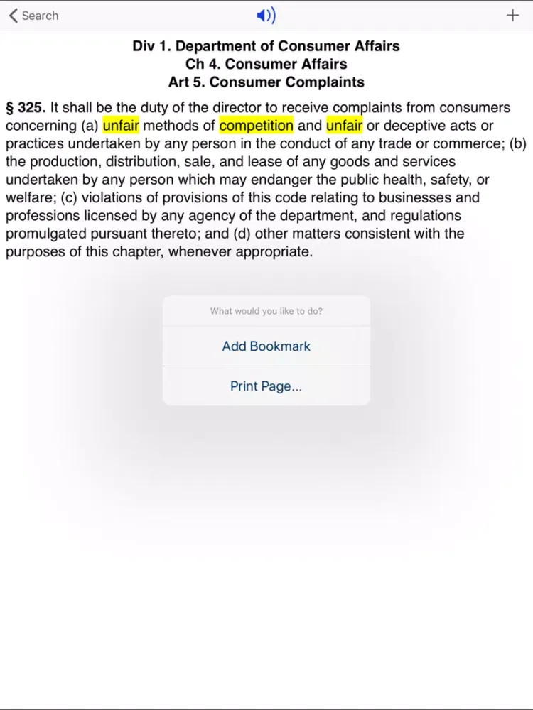 CA Business & Prof Code 2019 iPad  سکرین شاٹس