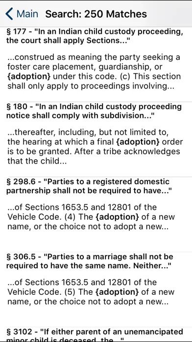 Ảnh chụp màn hình của CA Family Code 2024