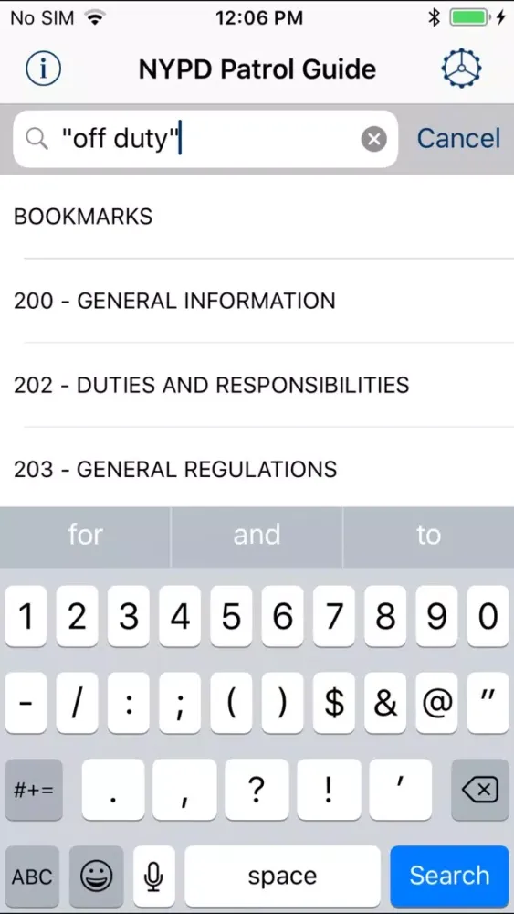 NYPD Patrol Guide 2013 Screenshots