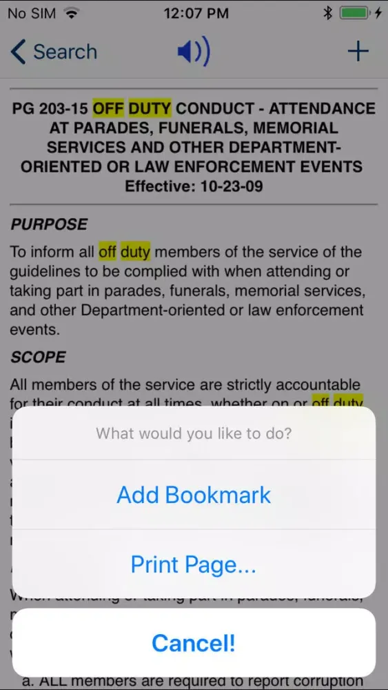 NYPD Patrol Guide 2013 Screenshots