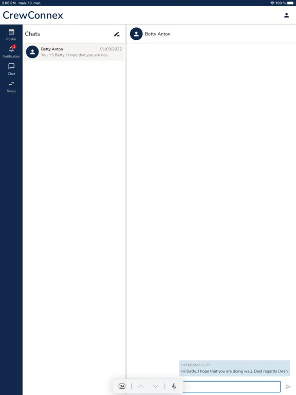 PDC CrewConnex iPad 应用截图