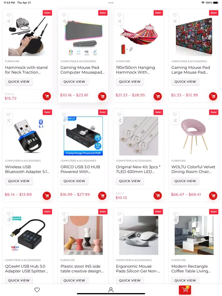 Verylocals Global shopping App iPad  স্ক্রিনশট