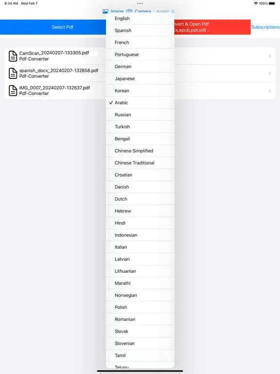 PDF Converter , PDF Reader iPad Screenshots
