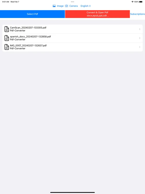 PDF Converter , PDF Reader iPad Screenshots