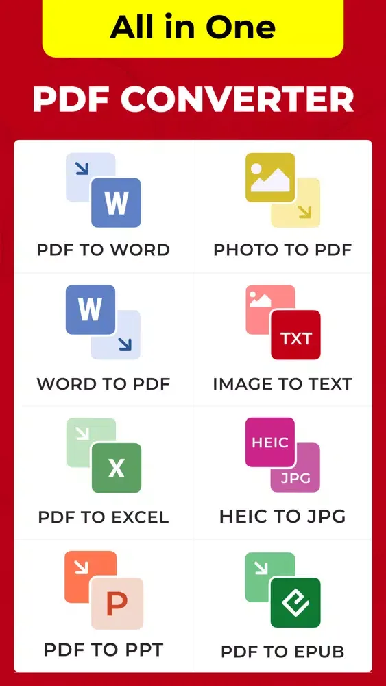تصاویر PDF Converter: Convert to Word