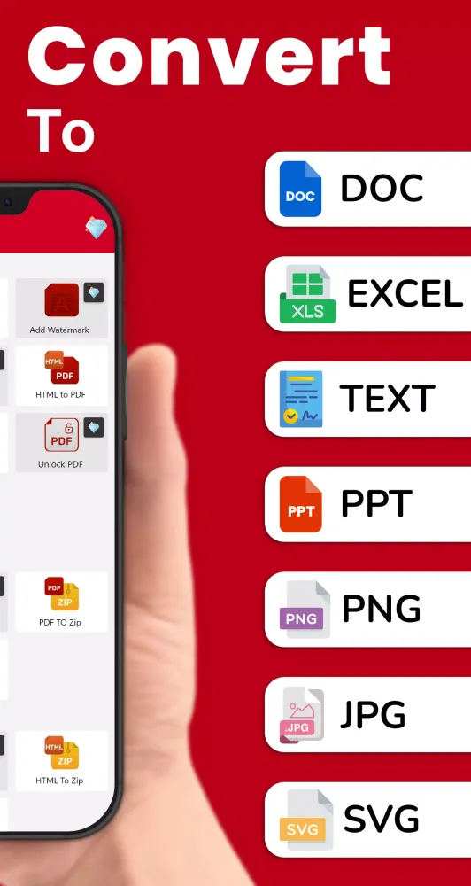 PDF Converter, PDF to Word Screenshots