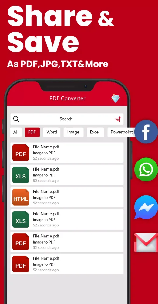 PDF Converter, PDF to Word Screenshots