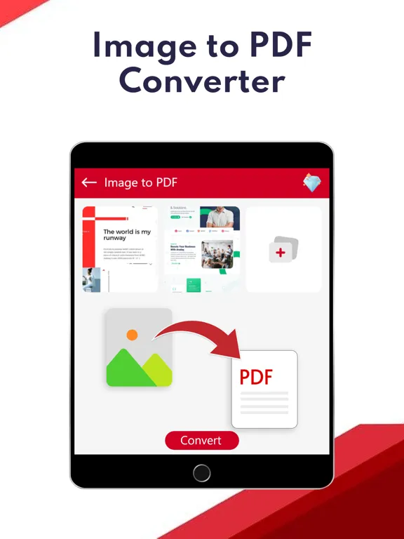 Capturas de tela do PDF Converter, Image to PDF iPad 