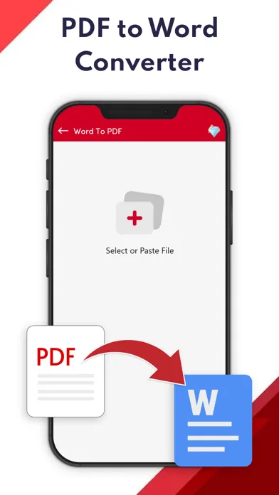 Capturas de tela do PDF Converter, Image to PDF