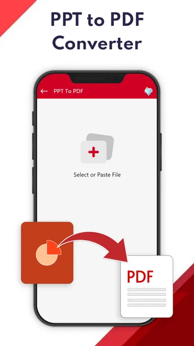 Capturas de tela do PDF Converter, Image to PDF