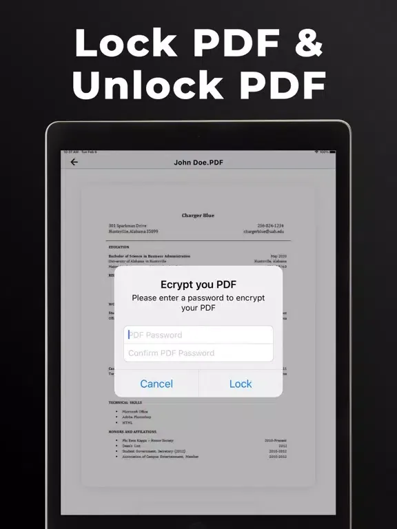 Capturas de tela do PDF Converter − Photo to PDF iPad 