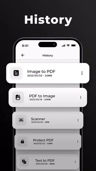 Capturas de tela do PDF Converter − Photo to PDF