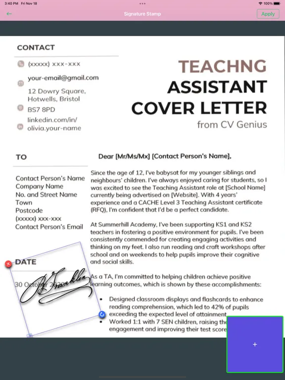 Genius PDF & Document Scanner iPad  سکرین شاٹس