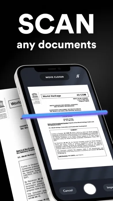 Screenshot di PDF Scanner - Convert Docs