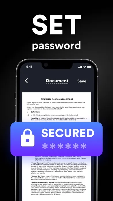 Screenshot di PDF Scanner - Convert Docs