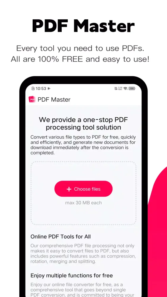Capturas de pantalla de PDF Master
