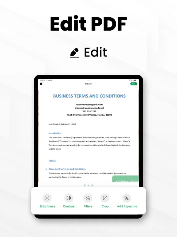 Tangkapan skrin PDF Scanner－Scan to PDF iPad 