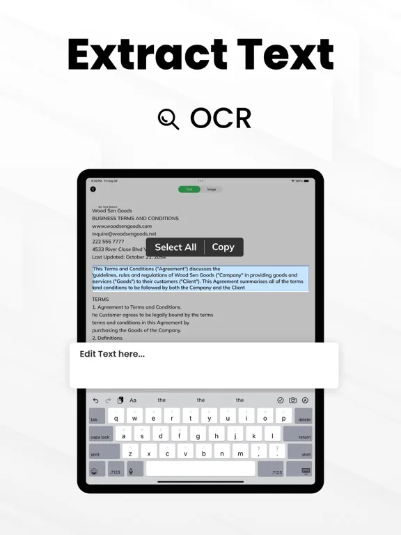 Tangkapan skrin PDF Scanner－Scan to PDF iPad 