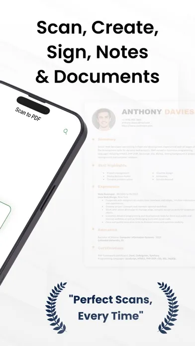 Tangkapan skrin PDF Scanner－Scan to PDF