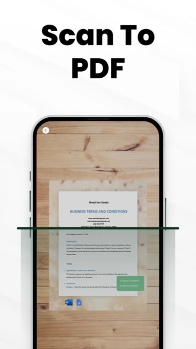 Tangkapan skrin PDF Scanner－Scan to PDF