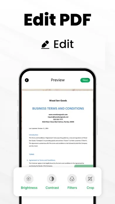 Tangkapan skrin PDF Scanner－Scan to PDF