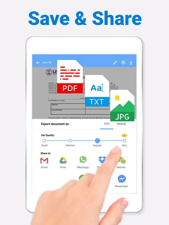 Capturas de tela do TapScanner - PDF Scanner App iPad 