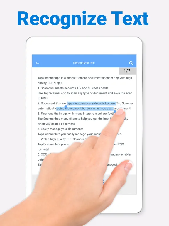 Capturas de tela do TapScanner - PDF Scanner App iPad 