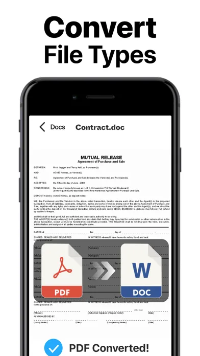 Capturas de tela do TapScanner - PDF Scanner App