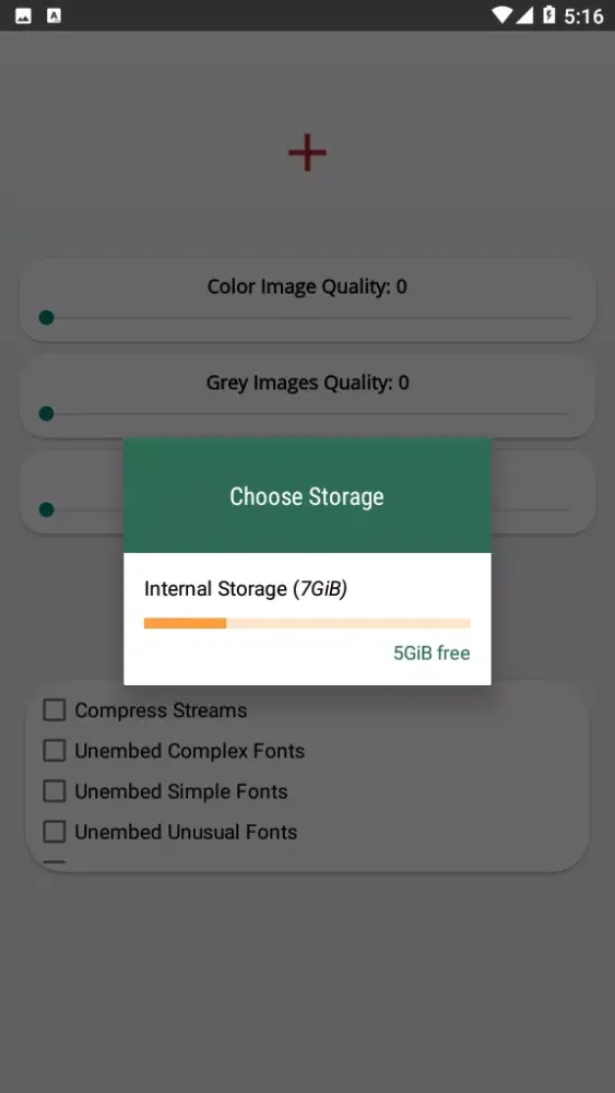 Capturas de pantalla de PDF Compressor