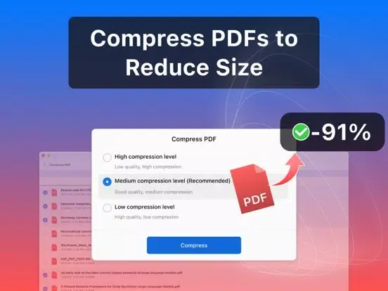 Captures d'écran de PDF Converter Suite by PDFgear iPad 