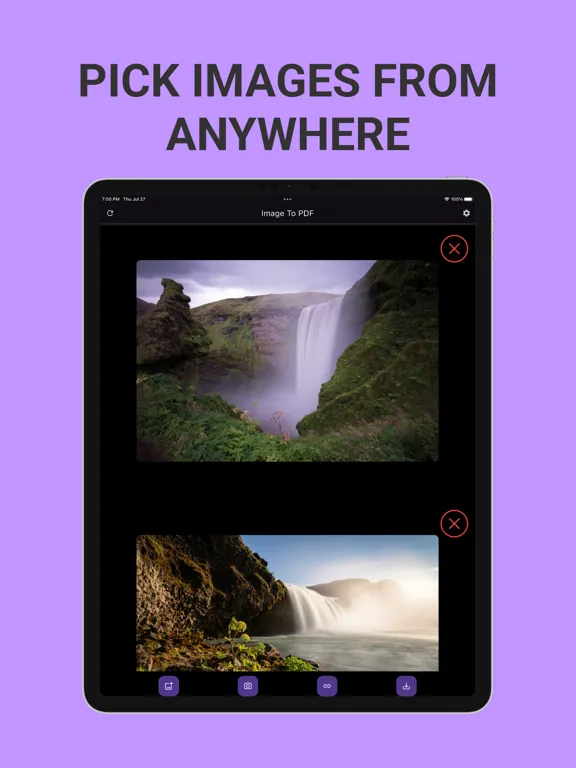 Capturas de pantalla de Photo to PDF Converter * iPad 