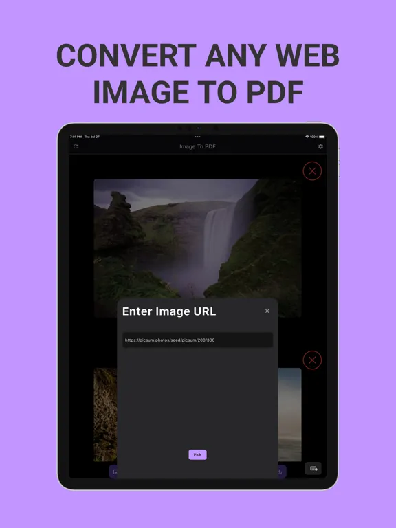 Capturas de pantalla de Photo to PDF Converter * iPad 