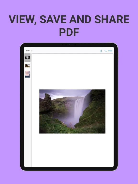 Capturas de pantalla de Photo to PDF Converter * iPad 