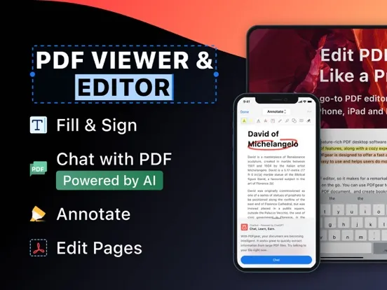 PDF Gear - PDF Editor & Reader iPad  Screenshots
