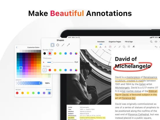 PDF Gear - PDF Editor & Reader iPad  Screenshots