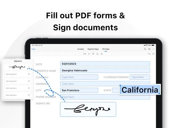 PDF Gear - PDF Editor & Reader iPad  Screenshots