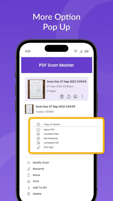 PDF Scan Master スクリーンショット