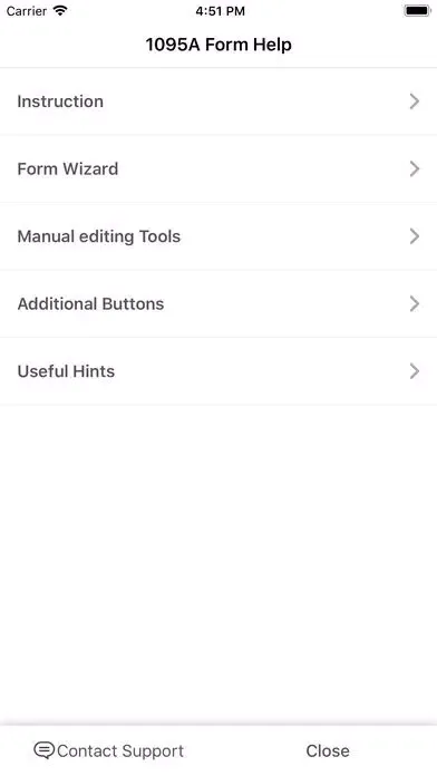 1095-A Form: fill & send PDF স্ক্রিনশট