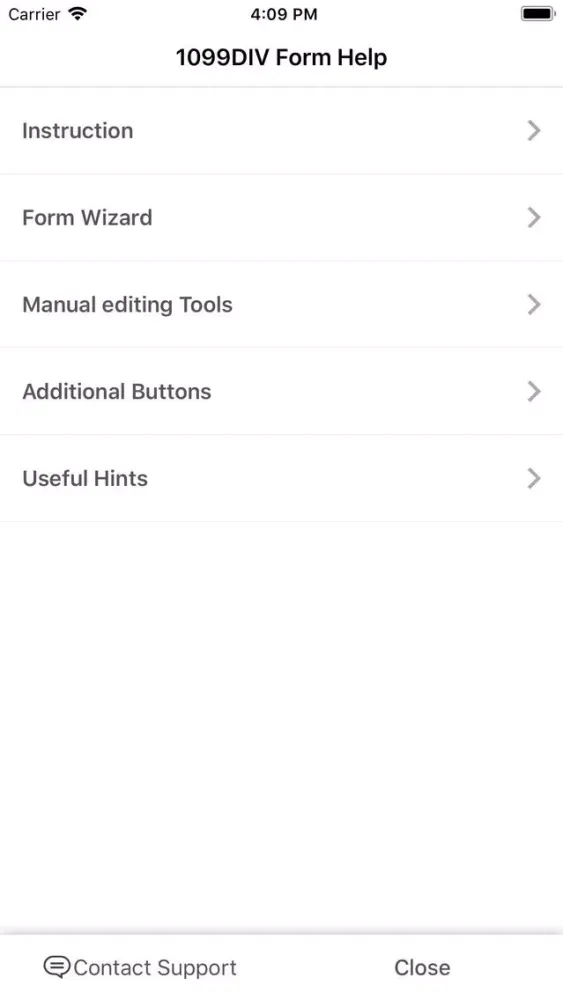 1099DIV Form Screenshots