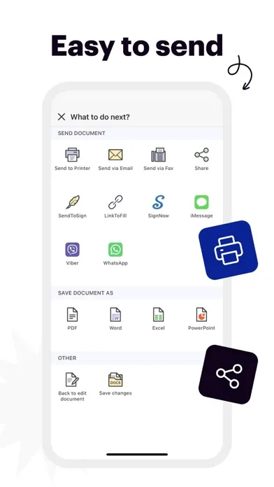 pdfFiller: PDF document editor スクリーンショット