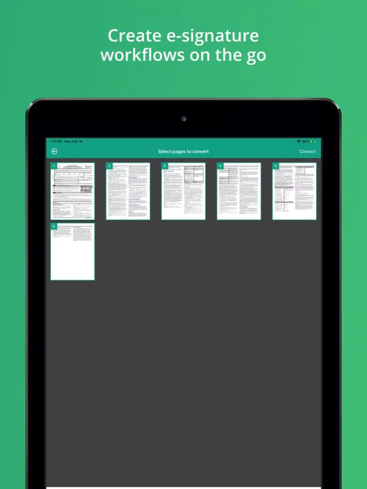 صور PDF to Excel Converter iPad 