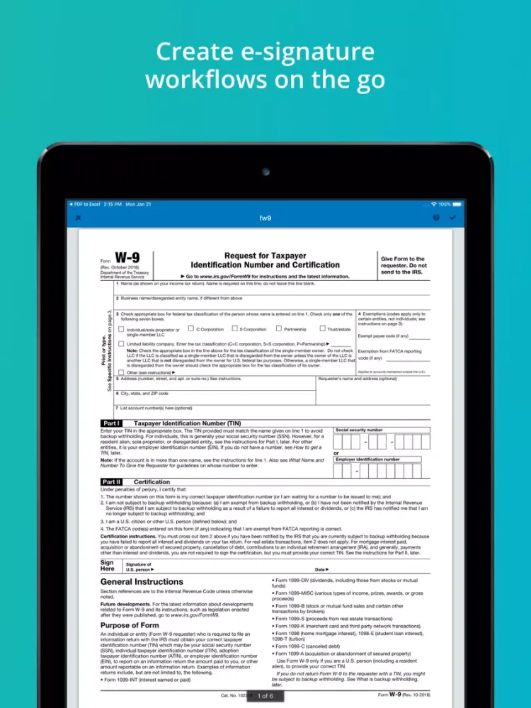 صور PDF to Excel Converter iPad 