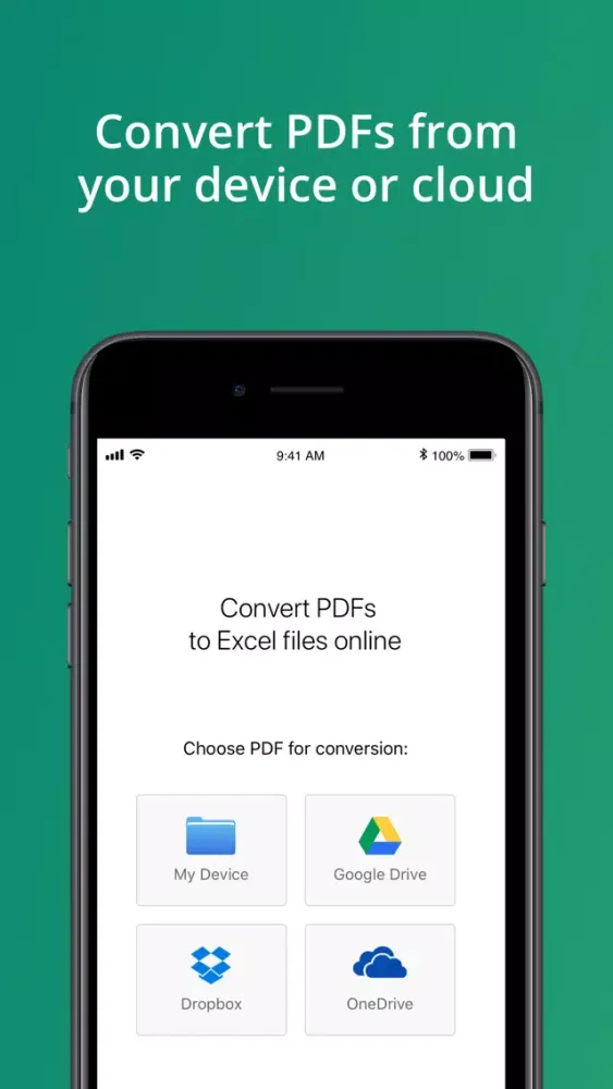 صور PDF to Excel Converter