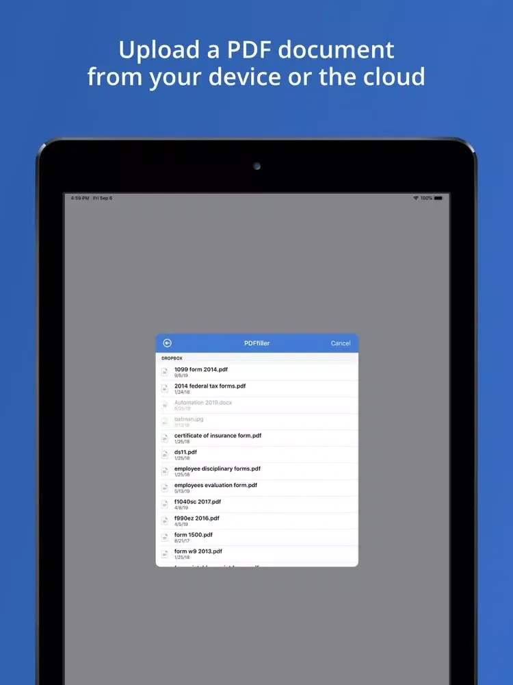 PDF to Word: pdf converter app iPad Screenshots