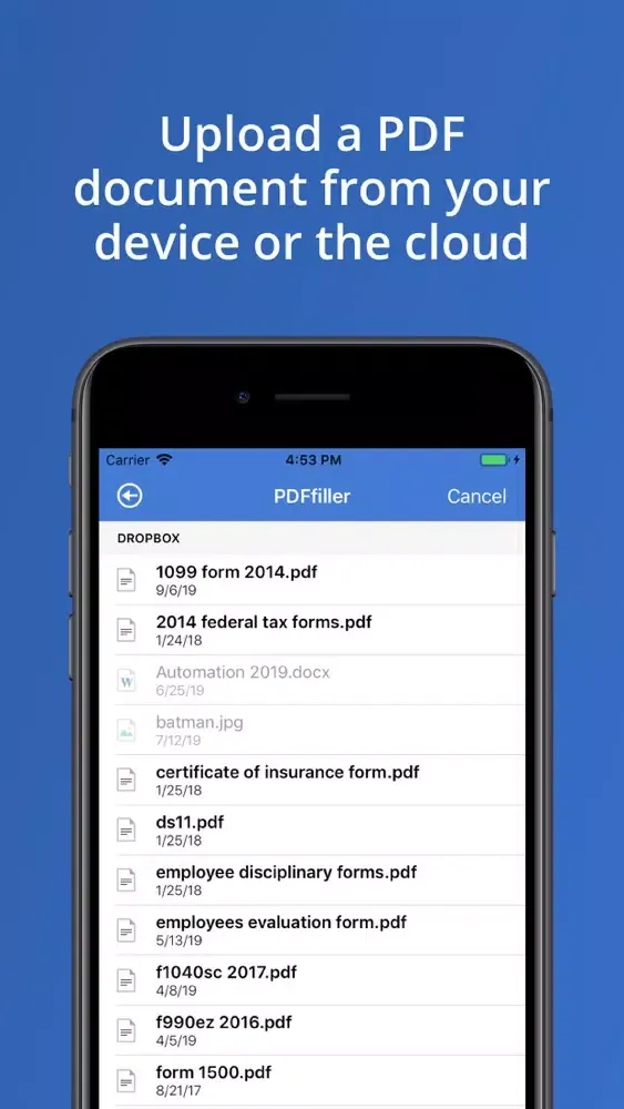 PDF to Word: pdf converter app Screenshots
