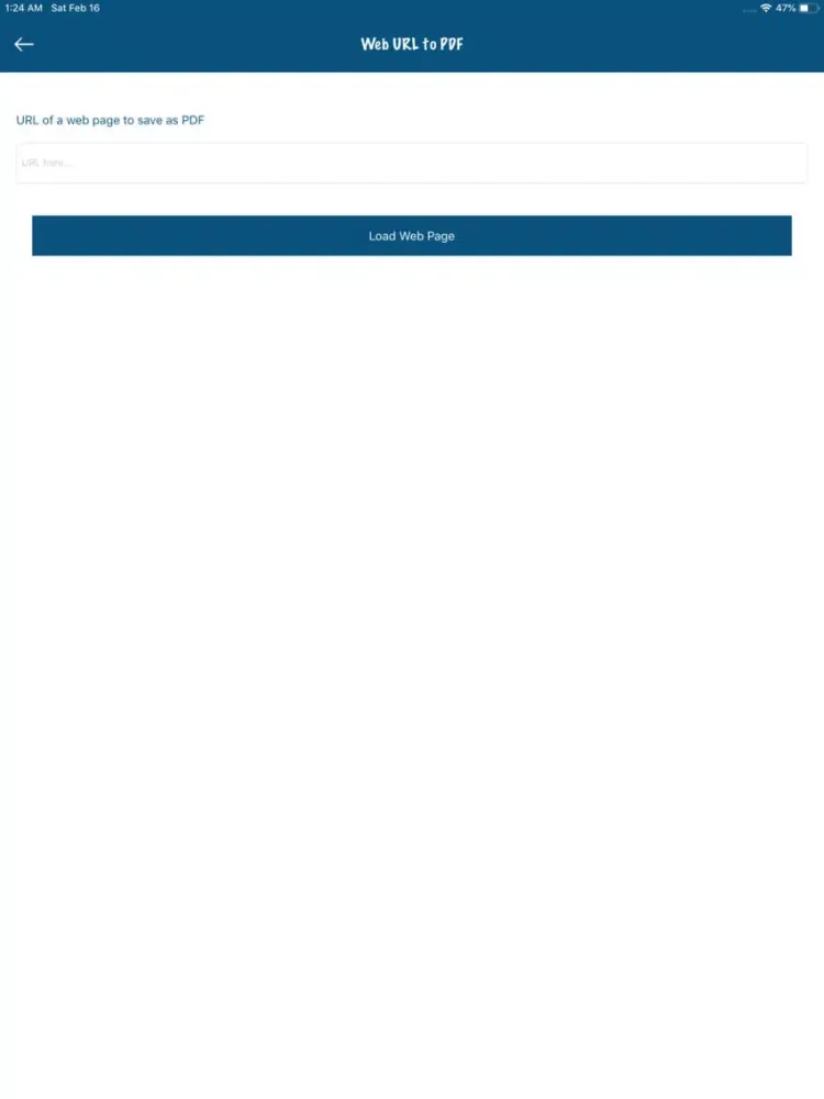 ภาพหน้าจอของ Fast Website Extractor iPad 