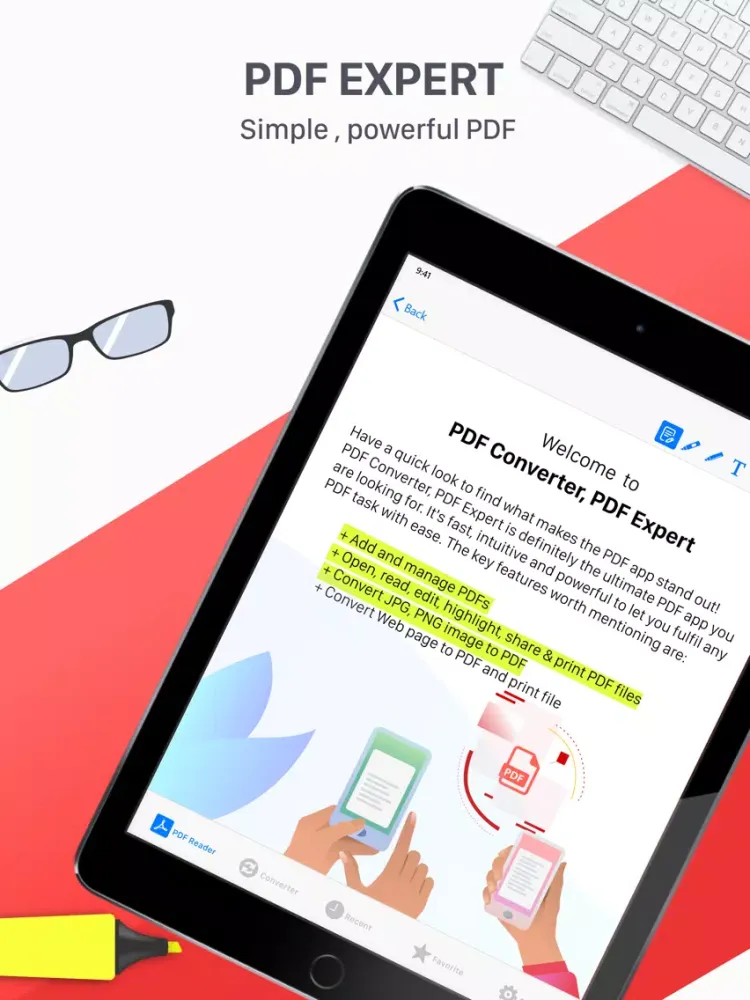 Скриншоты PDF Reader: PDF Converter 2019 iPad 